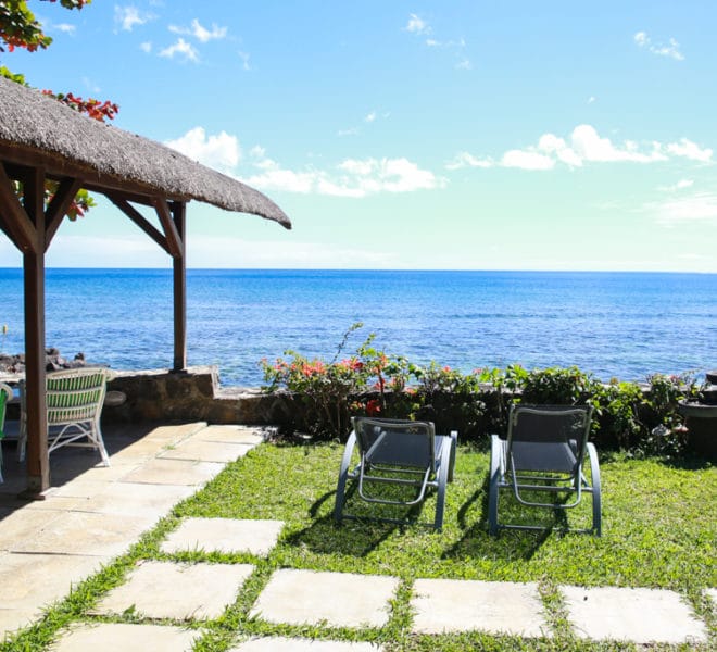 Location villa pied dans l'eau Tamarin Ile Maurice