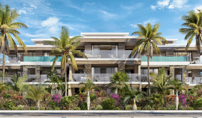 les jardins d'athena prestigieux appartement de luxe ile maurice tamarin cote ouest