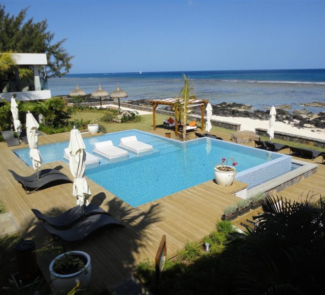 superbe appartement de luxe pieds dans l'eau tamarin ile maurice