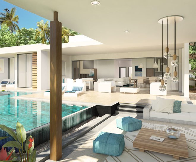 villa golf river view azuri rive droit immobilier ile Maurice