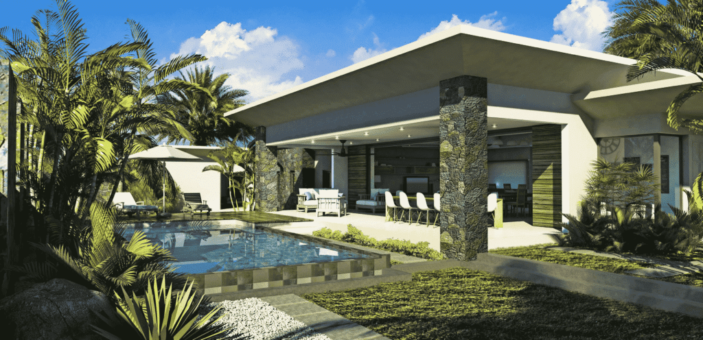 Pleine campagne villas immobilier ile maurice