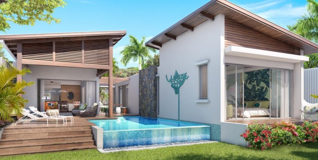 Villa terrasse Anbalaba baie du cap immobilier ile maurice