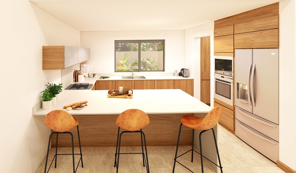 Kamirra Villas Cuisine - Immobilier Ile Maurice